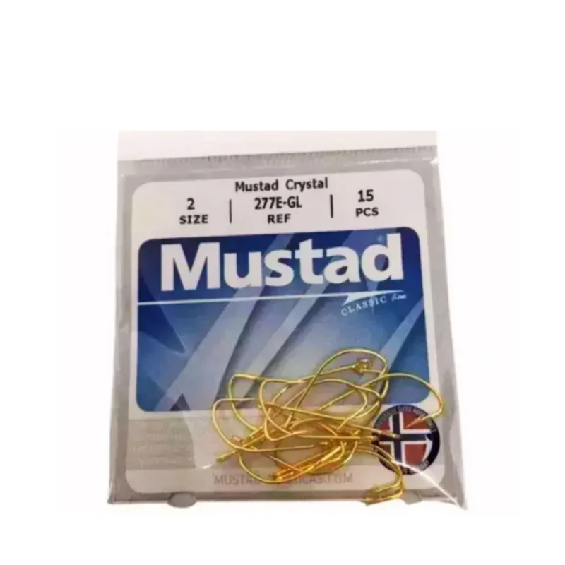 ANZUELO MUSTAD 277E-GL N*2 X15UNID 2770-002 Anzuelo 277E-Gl N*2 X 15 Unidades 2770-002 Mustad