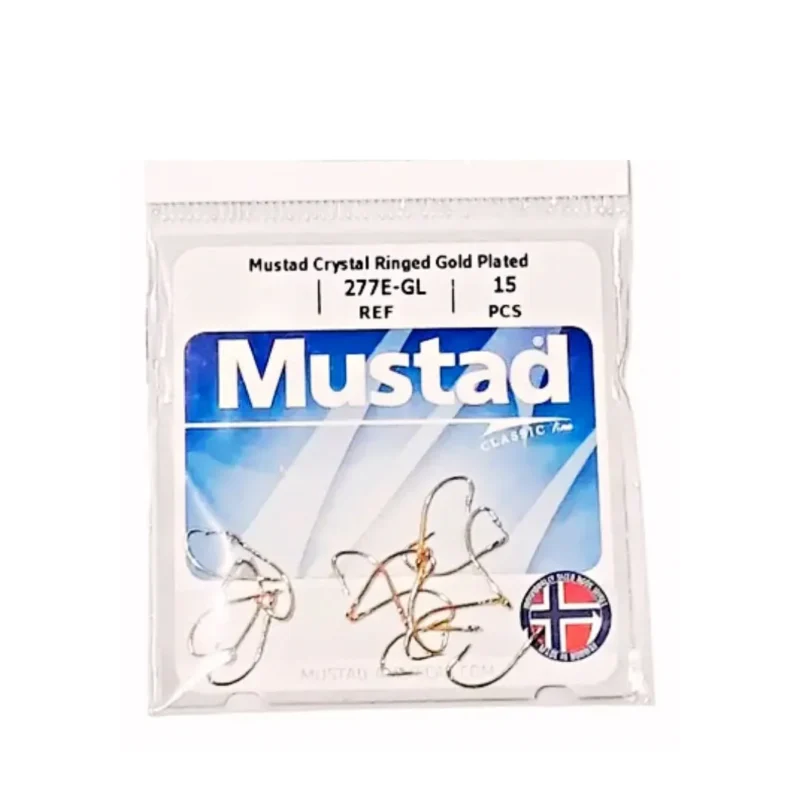 ANZUELO MUSTAD 277E-GL N*8 X15UNID 2770-008 Anzuelo 277E-Gl N*8 X 15 Unidades 2770-008 Mustad