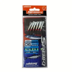 Linea Sabiki N*06 X6 Anz. con Pluma 4221-006 Marine sports