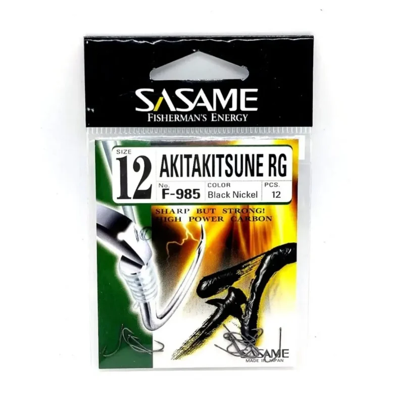 ANZUELO SASAME AKITA KITSUNE F-985 N*12 (12UND.- BL/NK) 3113000170012 P/PEJERREY Anzuelo Akita Kitsune F 985 N*12 para Pejerrey Sasame