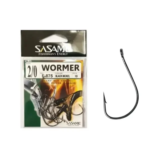 Anzuelo Wormer F 875 N*2/0 para Pejerrey Sasame