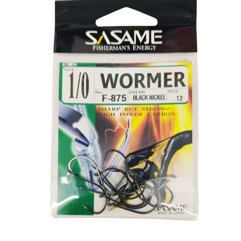 Anzuelo Wormer F 875 N*1/0 para Pejerrey Sasame
