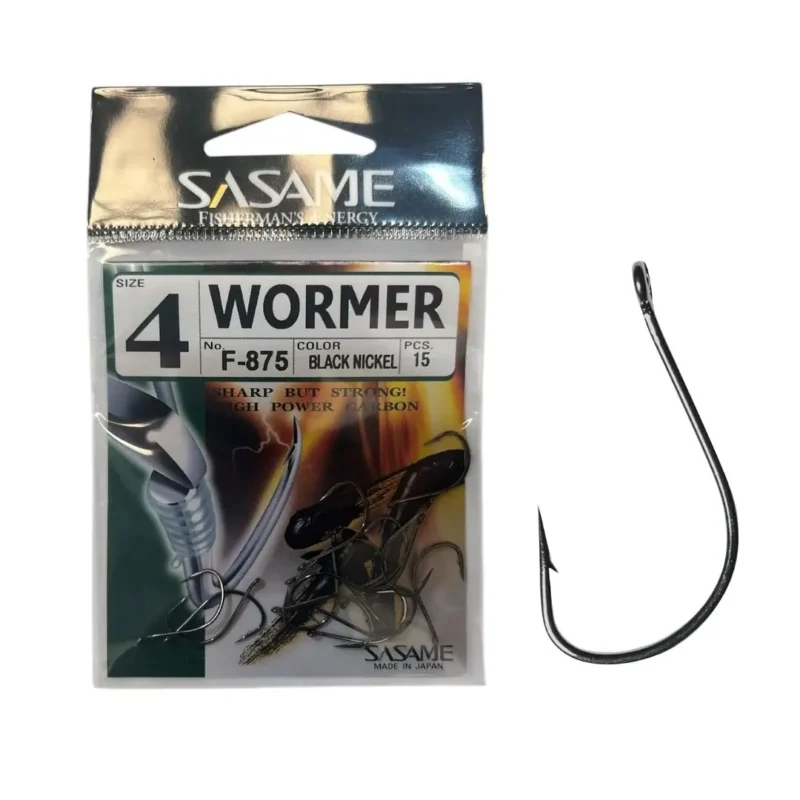 Anzuelo Wormer F 875 N*4 para Pejerrey Sasame