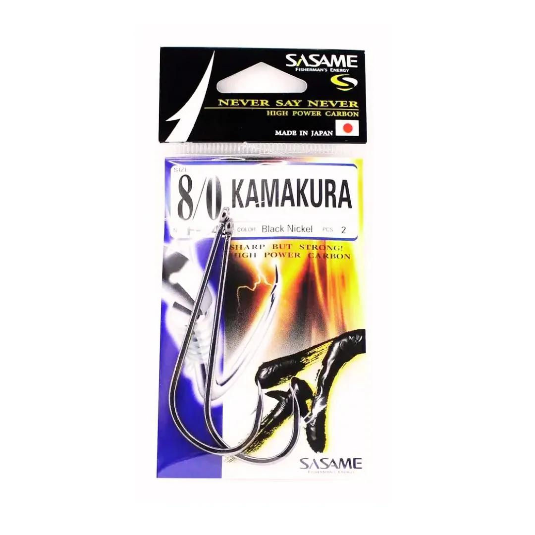 Anzuelo Kamakura F 345 N*8/0 para Dorado Surubi con Carnada Sasame