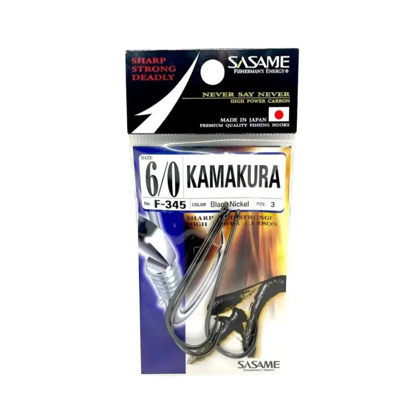 Anzuelo Kamakura F 345 N*6/0 para Dorado Surubi con Carnada Sasame