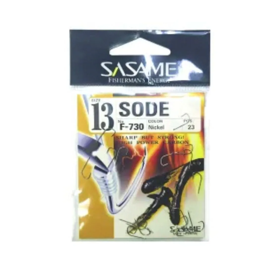 ANZUELO SASAME SODE F-730 N*13 NK(23UND) 3113000250013 P/EMP Anzuelo Sasame Sode F-730 N*13 Nk para Emp