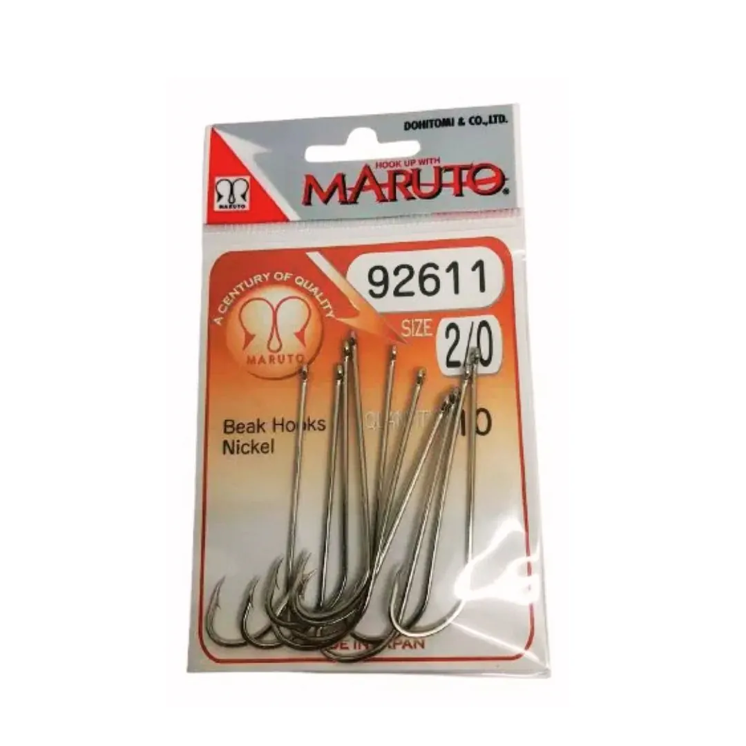 Anzuelo 92611Ni 2/0 N°2/0 Niquel Bolsa X 10 Unidades Maruto