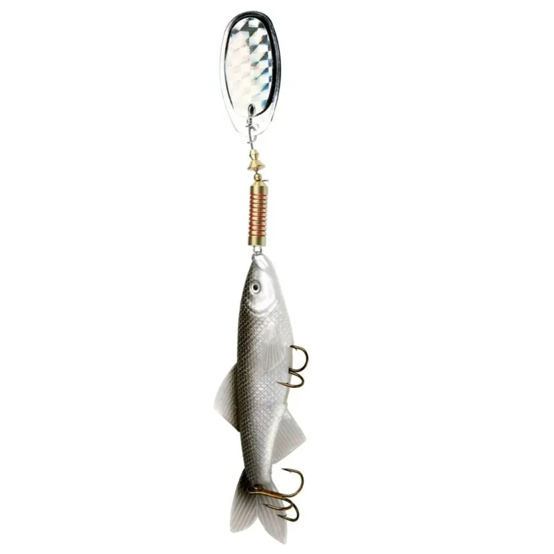 Señuelo Waterdog Aero Minnow A6M-Sp-Gris/25,0Gr/Cuch.: Nº5 Hologr. (A6Msp)