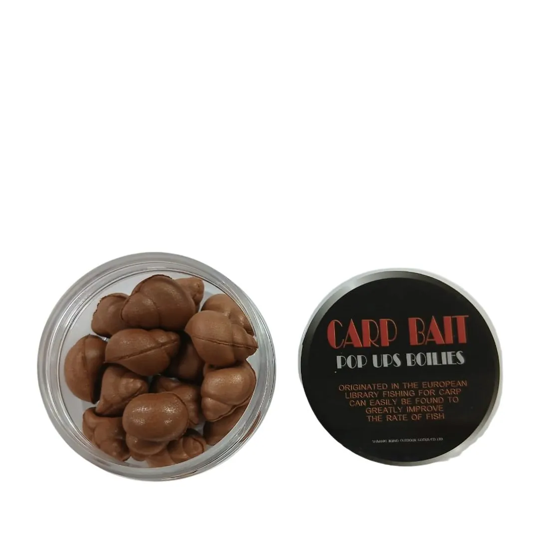 Señuelo Red Fish Caracol para Carpa Caja X 15 Unidades Marron Sin marca