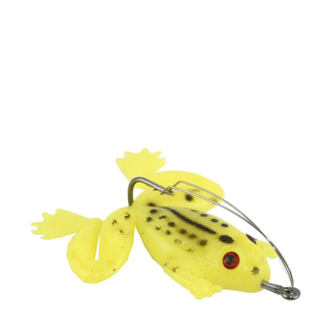 Señuelo Albatros Froggy Rana Antienganche 7 Cm Amarillo