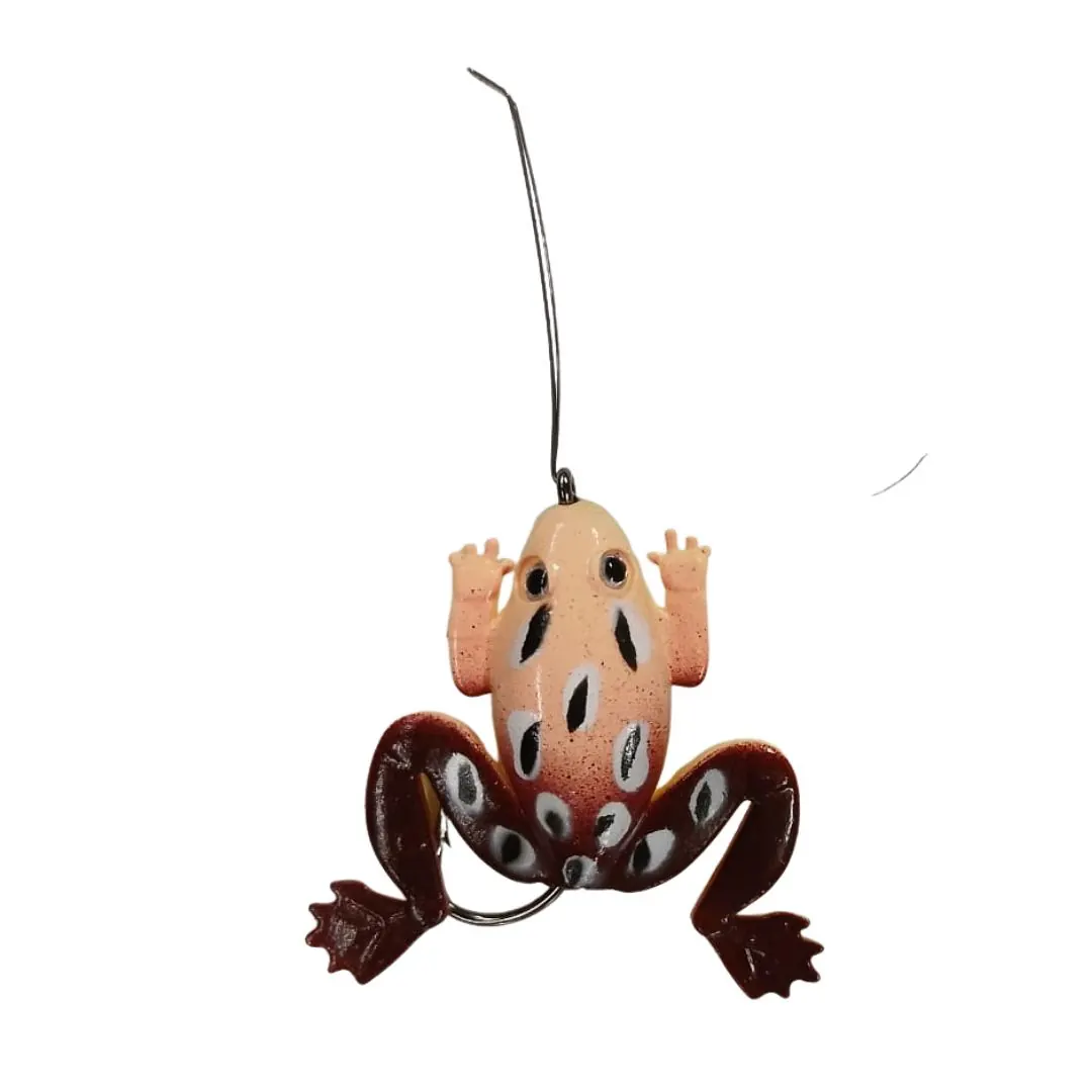 SEÑUELO WATERDOG RANA SPINNER 9CM 10GR BORDO Y BLANCO (RANAS-103) - 1 SEÑUELO WATERDOG RANA SPINNER 9CM 10GR BORDO Y BLANCO (RANAS-103)