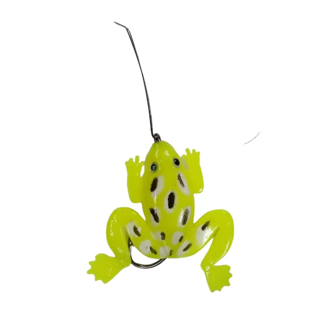 SEÑUELO WATERDOG RANA SPINNER 9CM 10GR AMARILLO (RANAS-104)