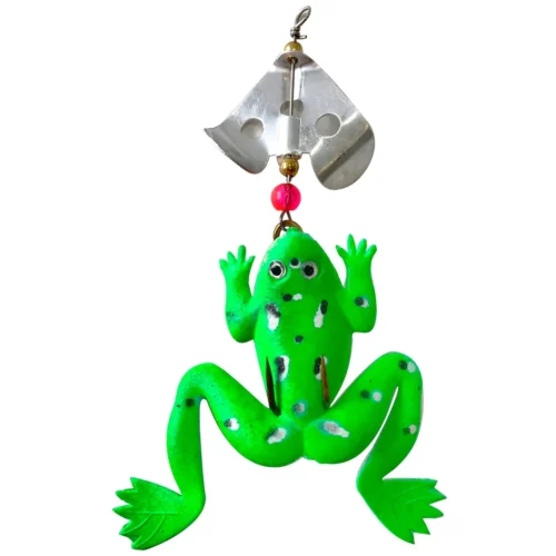Señuelo Albatros Rana con Helice Verde 5 Cm Señuelo Albatros Rana con Helice Verde 5 Cm