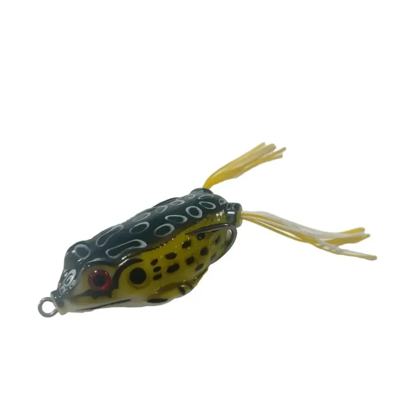 SEÑUELO WATERDOG RANA ANTIENGANCHE NEGRO/AMARILLO 6,5CM/18GR/2 ANZ (F65182) Señuelo Rana Antienganche Negro/Amarillo 6,5 Cm/18 Gr/2 Anz (F65182) Waterdog