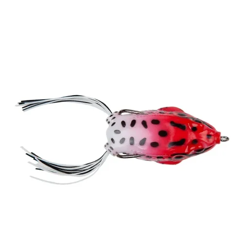 SEÑUELO WATERDOG RANA ANTIENGANCHE ROJO/BLANCO 6,5CM/18GR/2 ANZ (F65185) Señuelo Rana Antienganche Rojo/Blanco 6,5 Cm/18 Gr/2 Anz (F65185) Waterdog