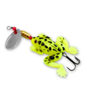 Señuelo Albatros Rana con Cuchara Amarilla 6 Cm