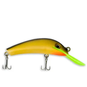 Señuelo Dm 20068 /Mod. 7389 11,4 Cm con Paleta Larga/2 Robadores Negro/Naranja Albatros