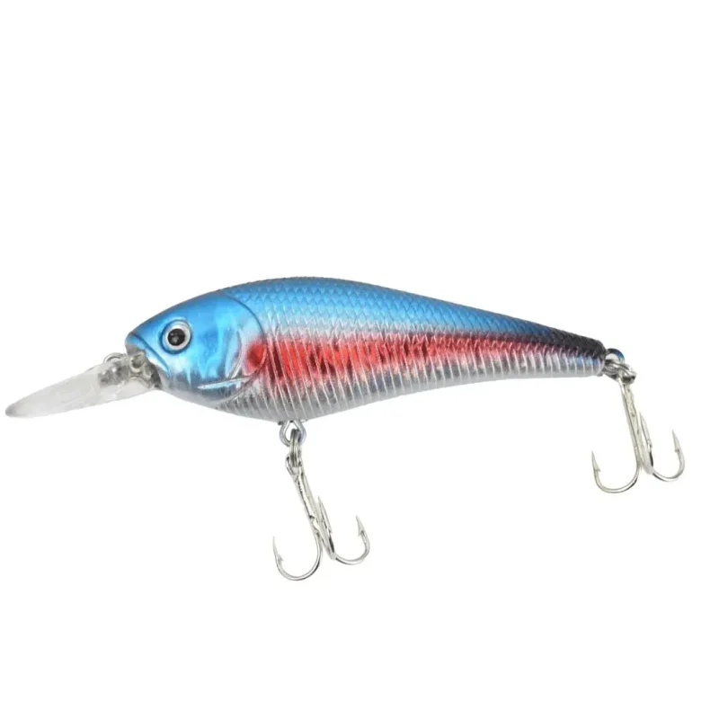 SEÑUELO ALBATROS DH 5017 10CM AZUL PLATEADO Y ROJO (A9063) Señuelo Albatros Dh 5017 10 Cm