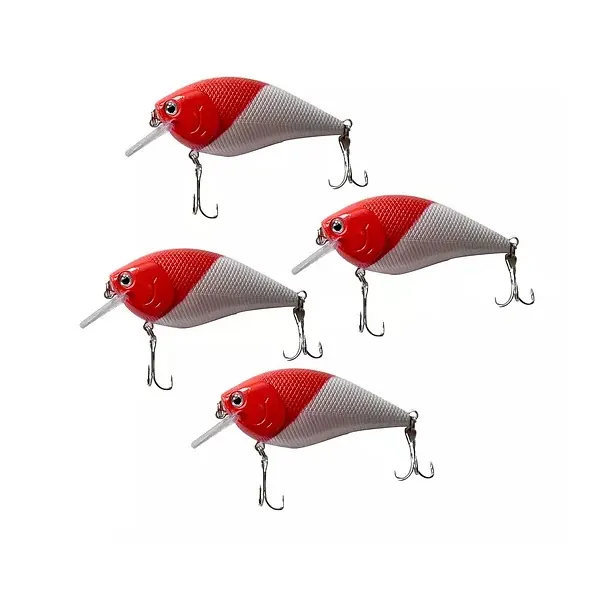 Señuelo Dh 5008 7,5 Cm Rojo y Blanco con Paleta A07532/6509 Albatros