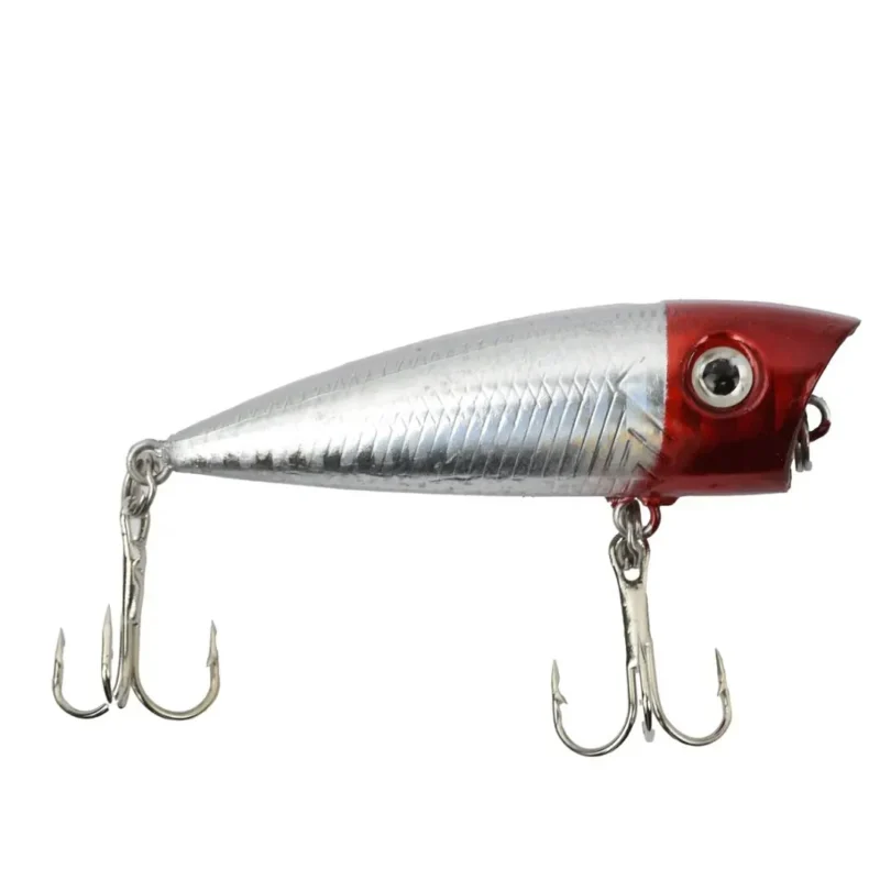 Señuelo Dh 5027 6 Cm Plata y Rojo Albatros