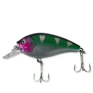 Señuelo Albatros Dh 5008 7,5 Cm Verde y Gris Plata con Paleta A07532/6509