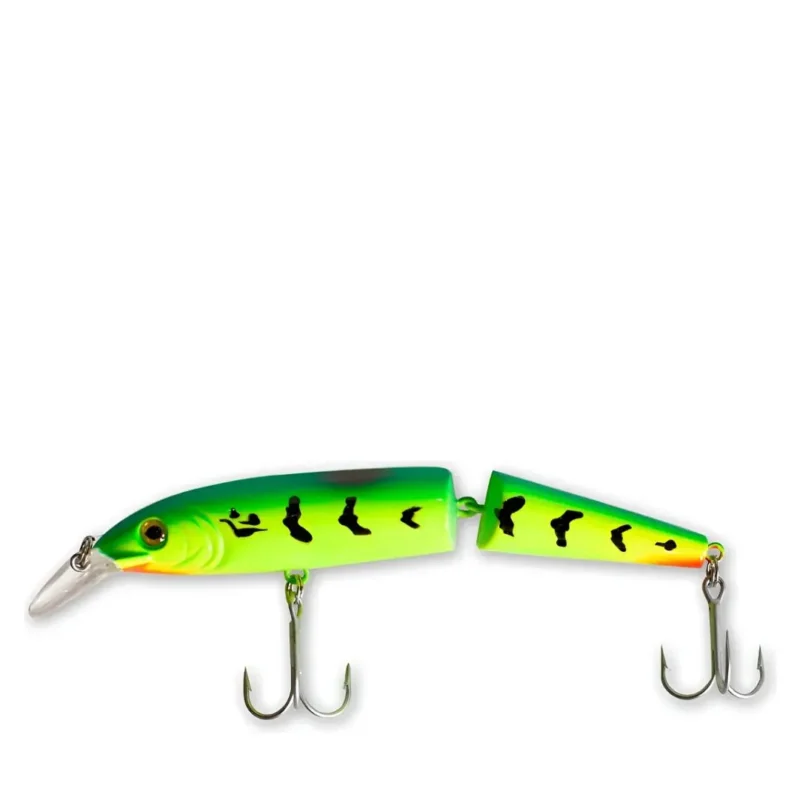 Señuelo 5258-L41 Articulado con Pal. 15 Cm/2Rob Verde/Amarillo Fluor Señuelo 5258-L41 Articulado con Pal. 15 Cm/2Rob Verde/Amarillo Fluor Albatros