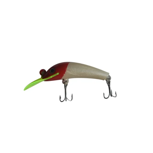 Señuelo Albatros Dm 20068 C 7,5 Cm con Paleta Blanco y Rojo