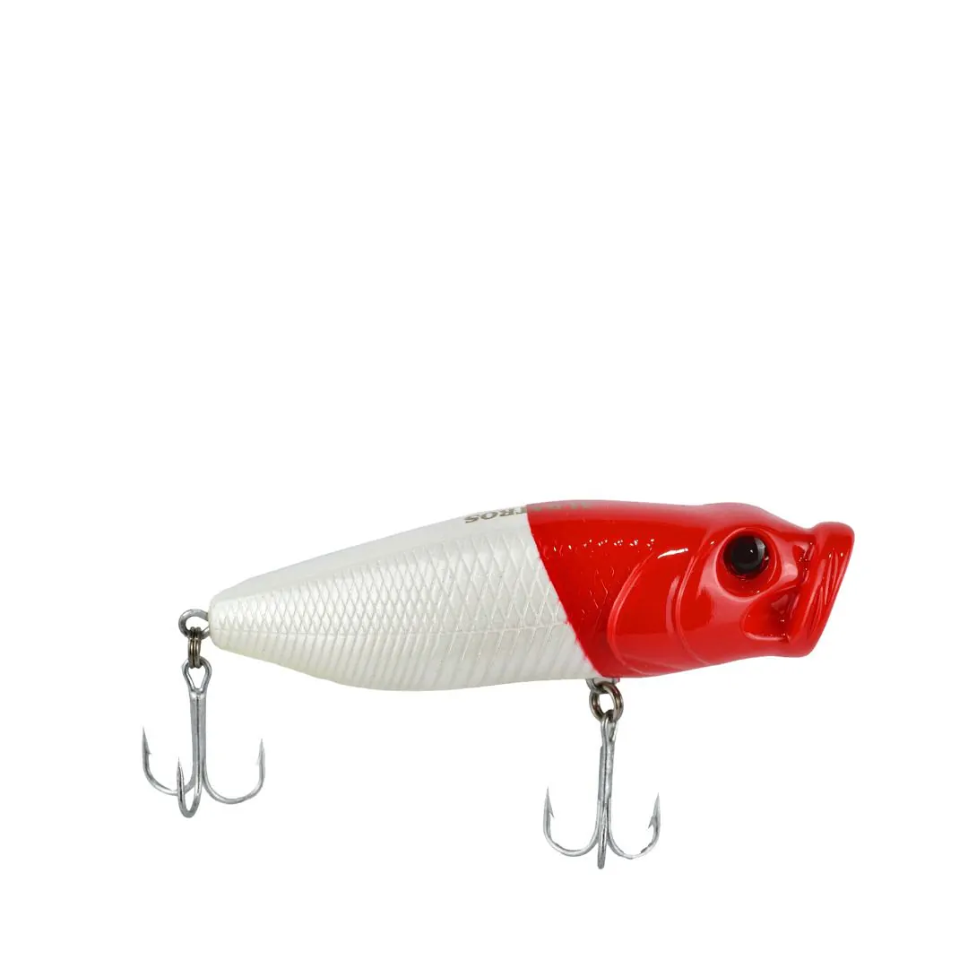 Señuelo Albatros Popper Wb93B 8 Cm/14Grs Blanco y Rojo Señuelo Albatros Popper Wb93B 8 Cm/14Grs Blanco y Rojo