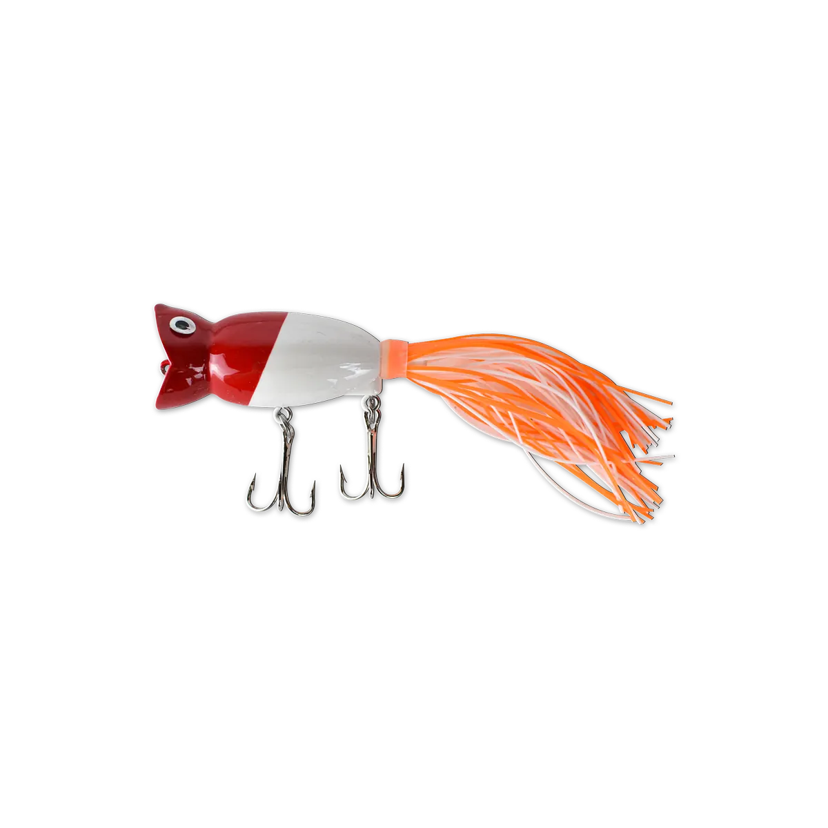 Señuelo Albatros Dh 5037 Plop 6 Cm Rojo y Plateado