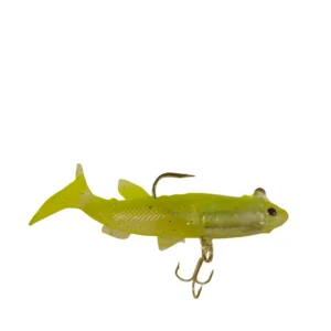 Señuelo Defensor Forever Mojarra Silicona Amarillo
