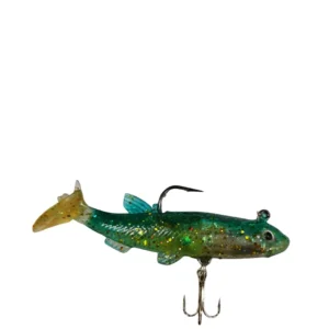 Señuelo Defensor Forever Mojarra Silicona Celeste