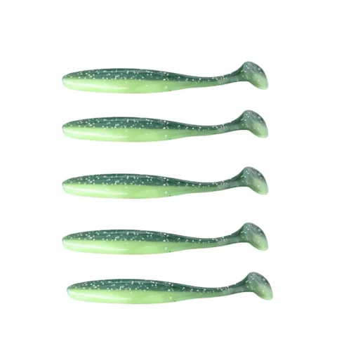 SEÑUELO DE SILICONA SL31 127MM/10GR X 5 UNIDADES VERDE OSCURO Y LIMA LISO (108085) Señuelo de Silicona SL31 127mm/10 Gr X 5 Unidades Verde Oscuro y Lima Liso