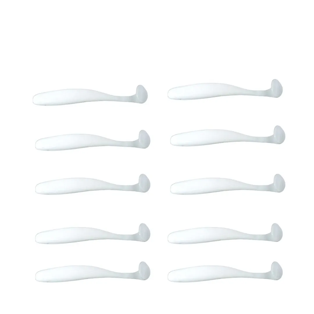 Señuelo de Silicona SL31 76,2mm/2 Gr X 10 Unidades Blanco