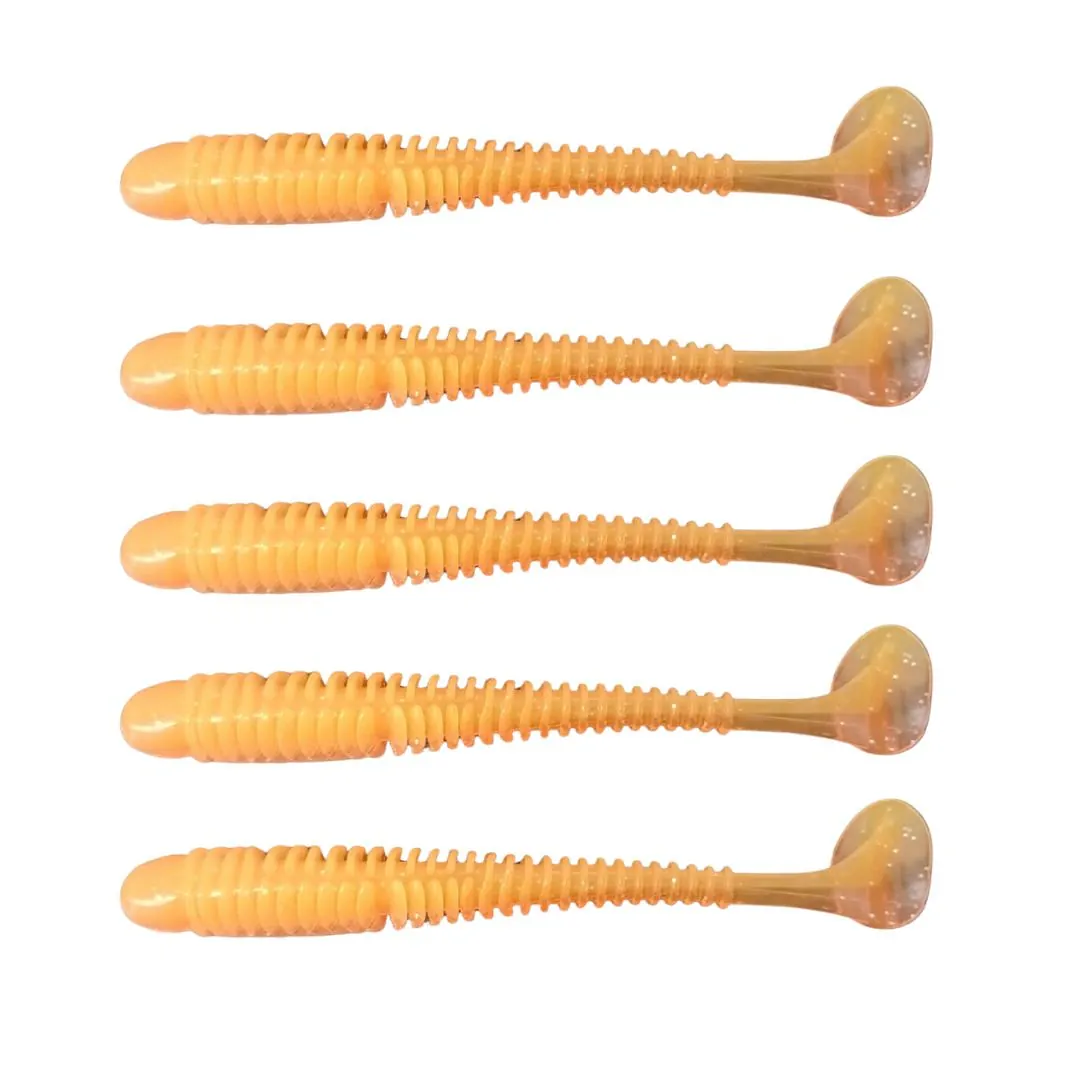 SEÑUELO DE SILICONA SL30 100MM/5GR X 5 UNIDADES NARANJA (108108) Señuelo de Silicona SL30 100mm/5 Gr X 5 Unidades Naranja