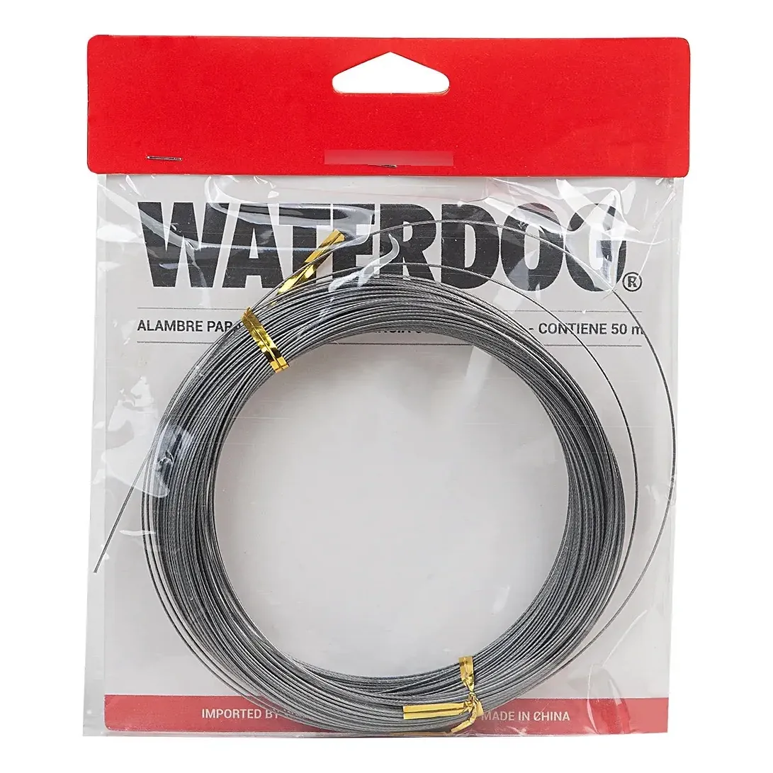 Cable de Acero Waterdog 20Lbs Bobina X 50mts