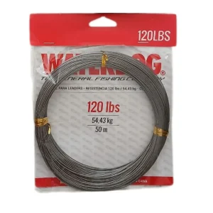 Cable de Acero 120Lbs Bobina X 50Mts Waterdog