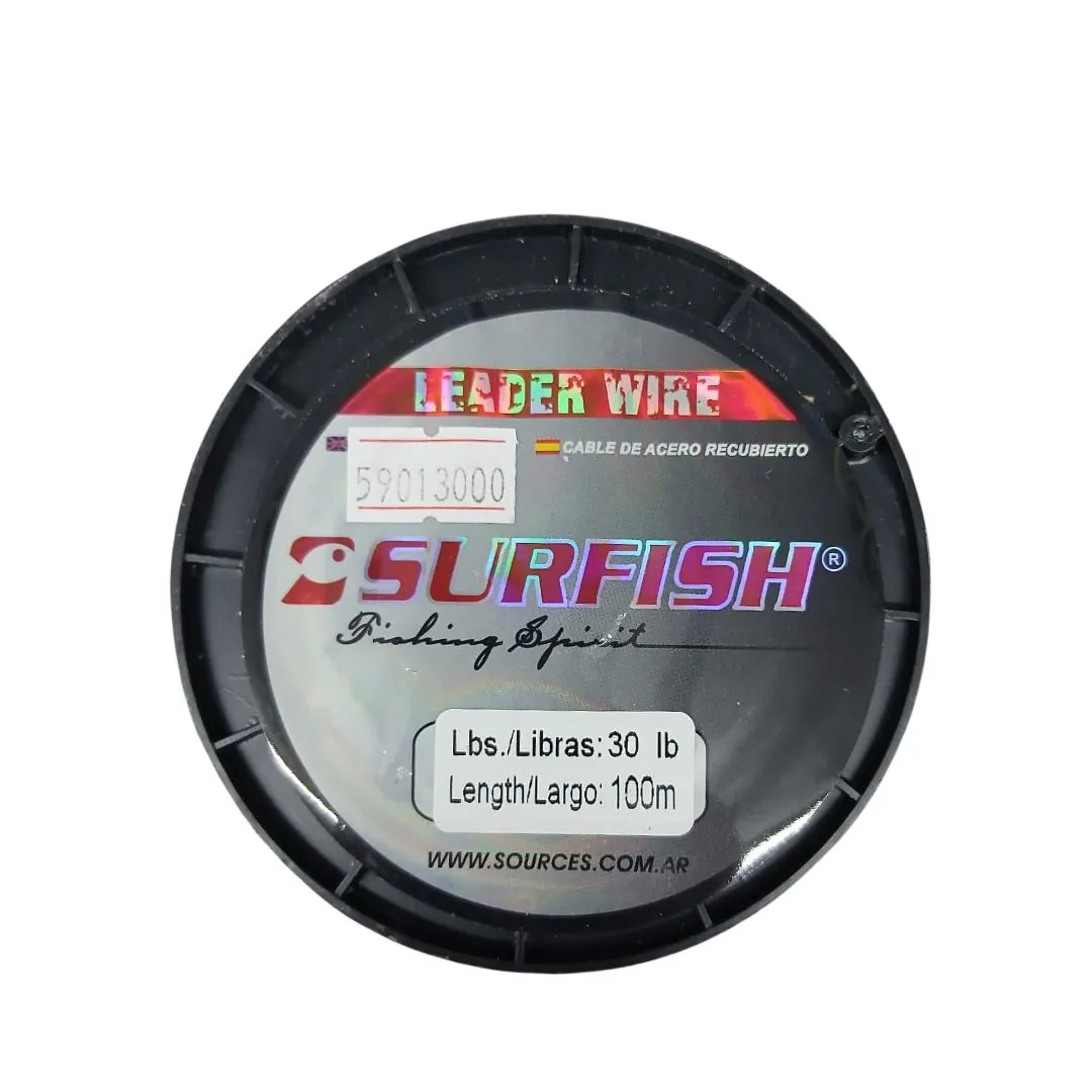 Cable de Acero Surfish 30Lbs Bobina X 100mts Cable de Acero Surfish 30Lbs Bobina X 100mts