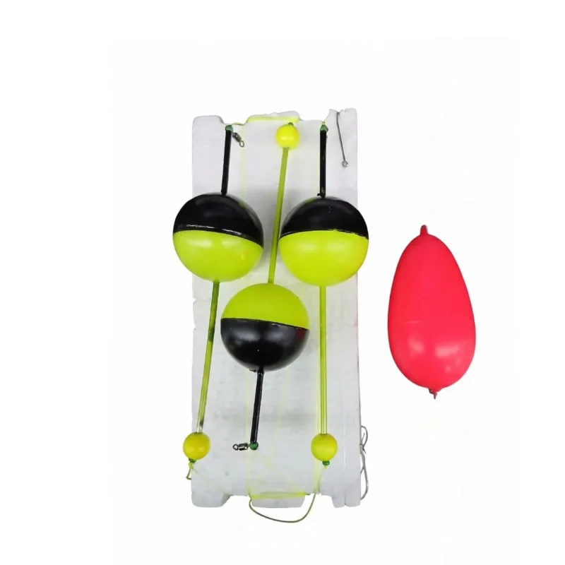 Linea Flote B.p. Palito 3 Boyas Plasticas Rf con Marcador + Puntero 207 para Pejerrey Buen pique