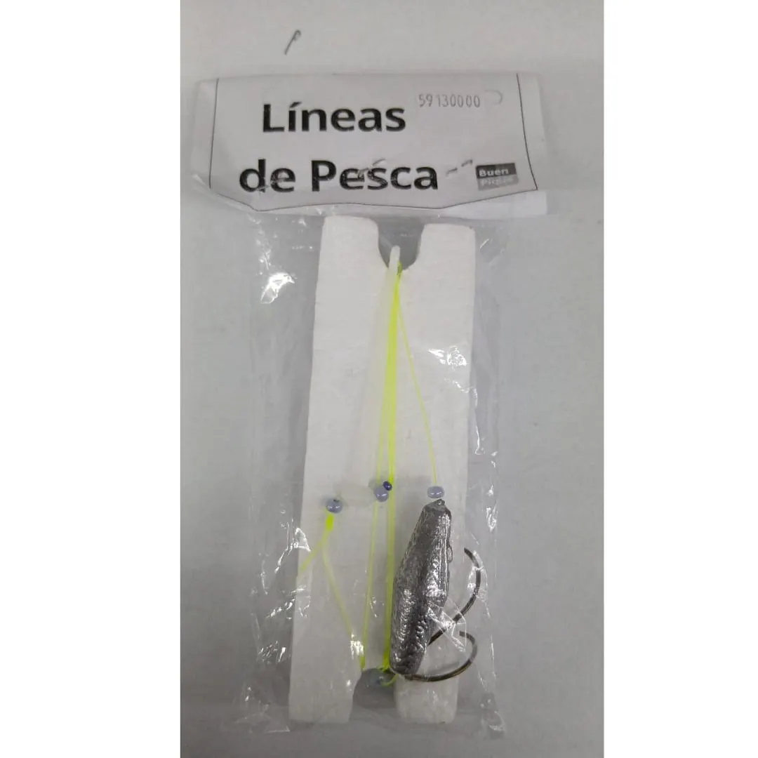 Linea Fondo B.p. para Carpa con Plomo Pasante y Rotativo. Plastico - 1 Linea Fondo B.p. para Carpa con Plomo Pasante y Rotativo. Plastico