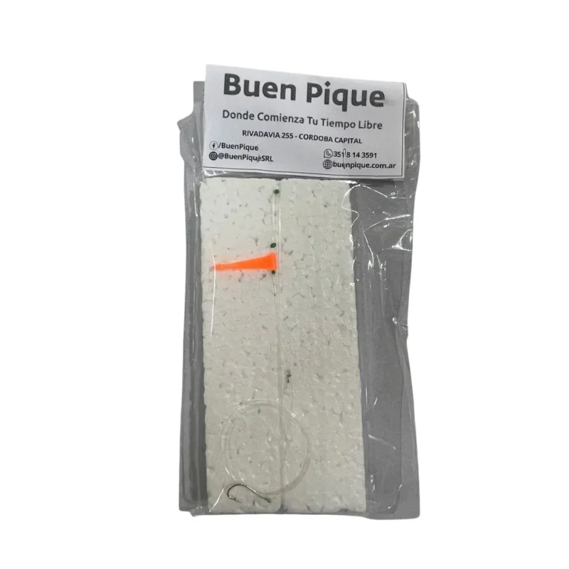 Linea Fondo B.p. para Pejerrey con Plomo Corredizo