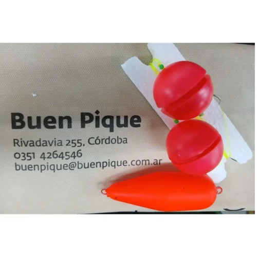 LINEA FLOTE B.P. YO-YO 40MM 2 BOYAS C/PUNTERO P/PEJERREY (CHIRIMBOLO) - 2 LINEA FLOTE B.P. YO-YO 40MM 2 BOYAS C/PUNTERO P/PEJERREY (CHIRIMBOLO)