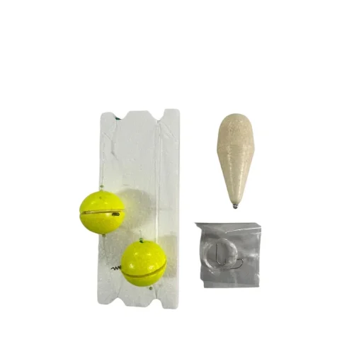Linea Flote e.t. Yo-Yo 30mm 2 Boyas con Puntero Nº5 Blanco E.t.