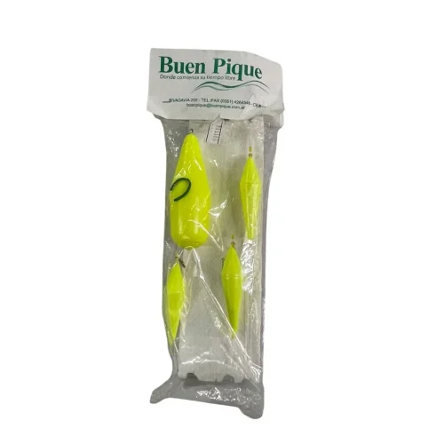 Linea Flote e.t. Chupeta 3 Boyas con Puntero N*6 Pintado