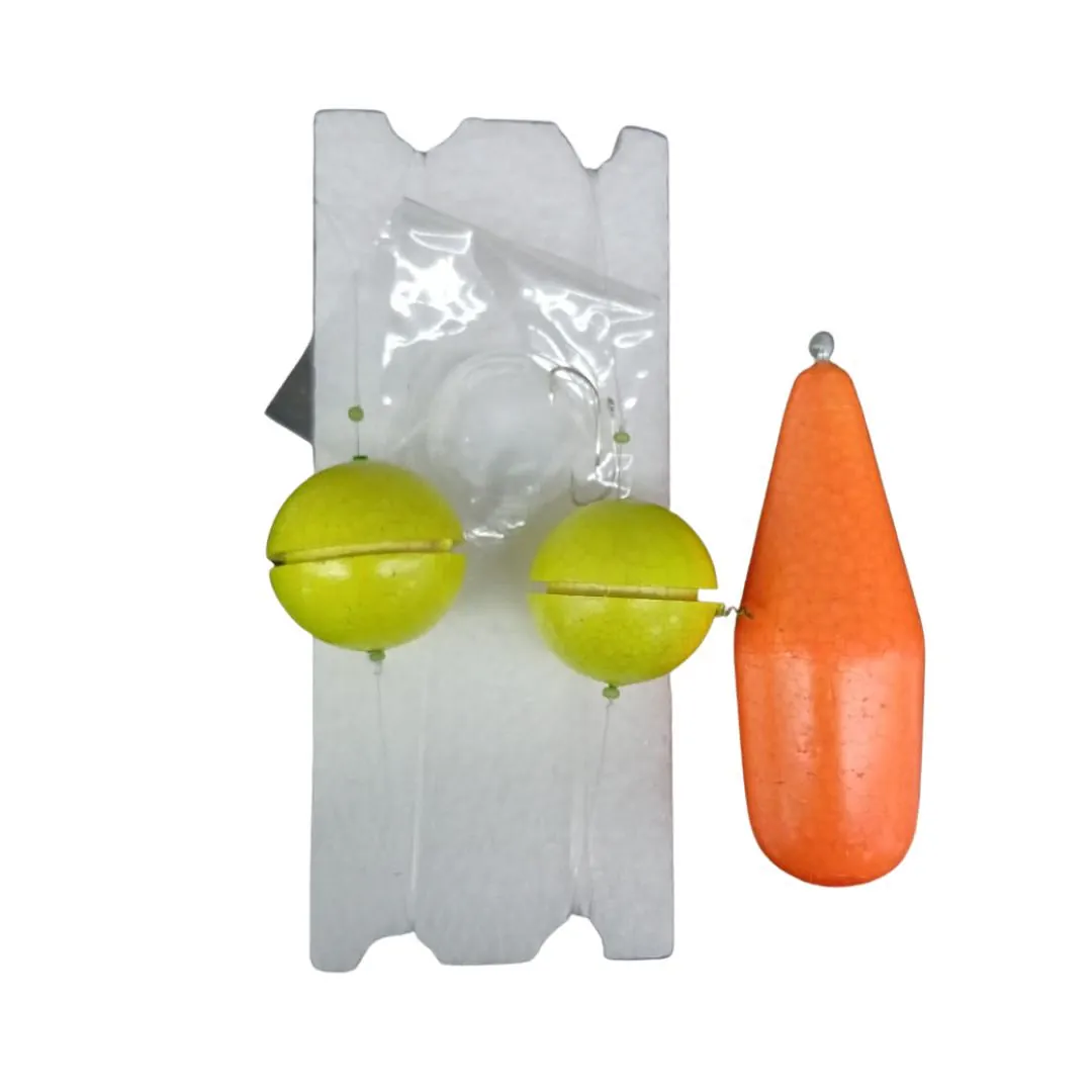Chirimbolo: Linea de Flote e.t. Yo-Yo 30mm 2 Boyas con Puntero Nº6 Pintado