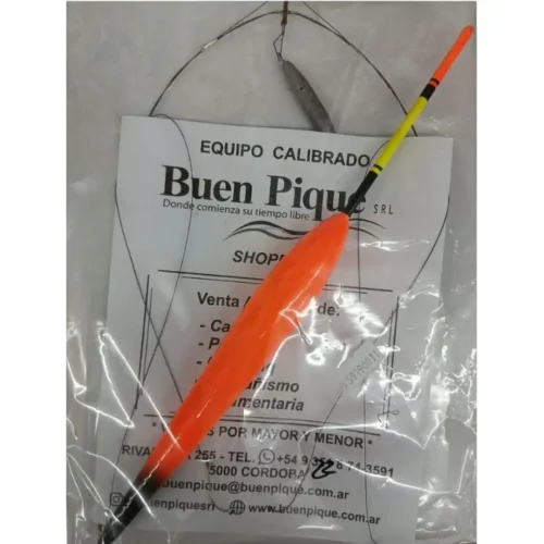 BALANCIN B.P. P/COMPETICION 22GRS 3 ALAMBRES - BOYA "META" ANZ.SASAME- C/SUSPENSION Y PLOMO