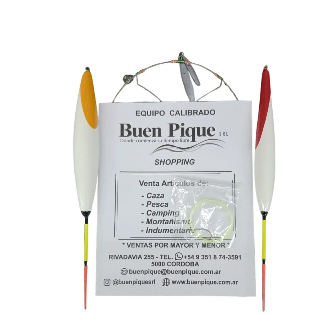Balancin Moya Trapecio 15-25Grs con Esm. con Doble Boya Kiri y Doble Plomo Intercambiable