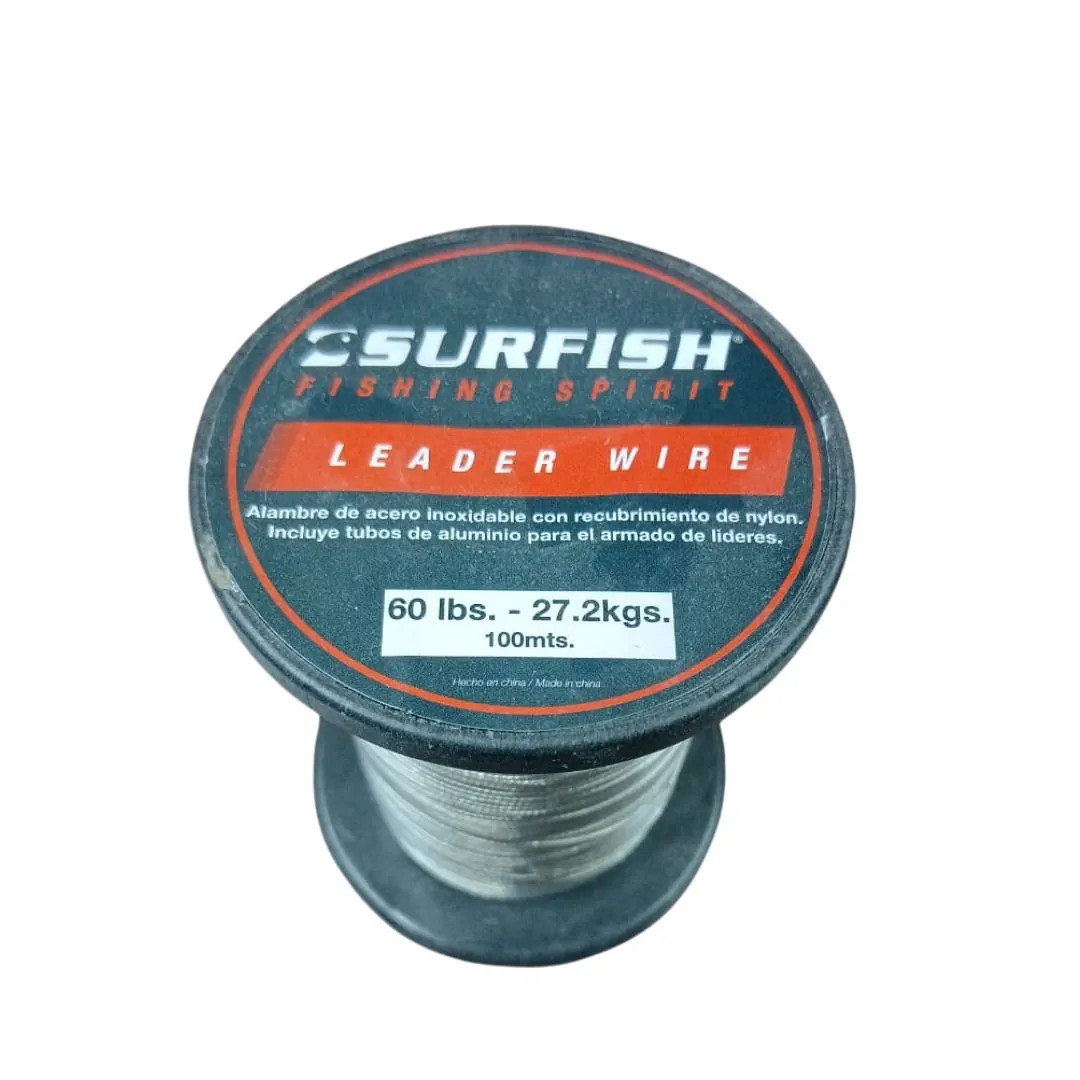 Cable de Acero Surfish 60Lbs Bobina X 100mts