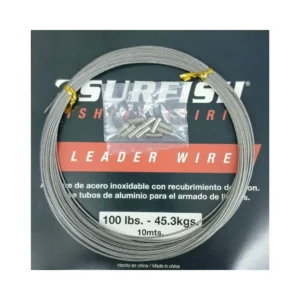 Cable de Acero Surfish 100Lbs X 10mts