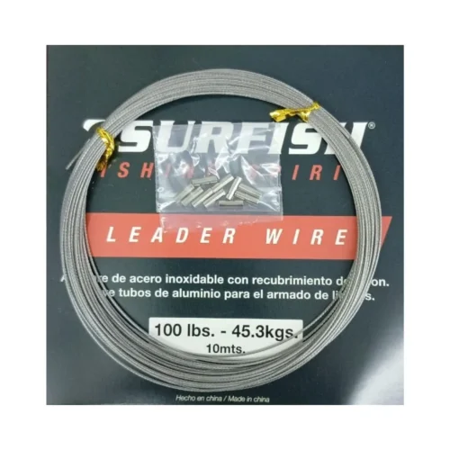 Cable de Acero Surfish 100Lbs X 10mts