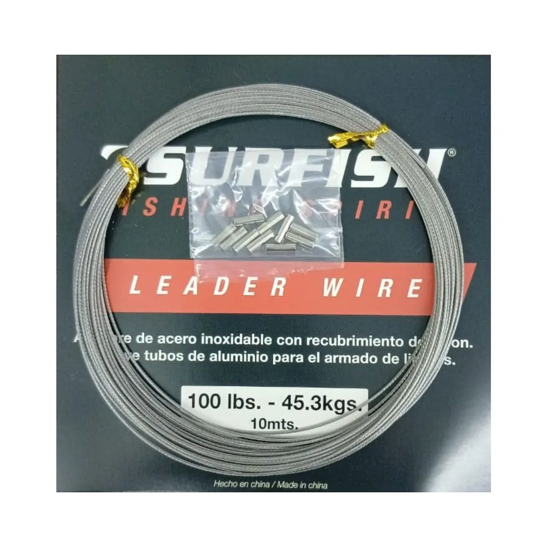 Cable de Acero Surfish 100Lbs X 10mts